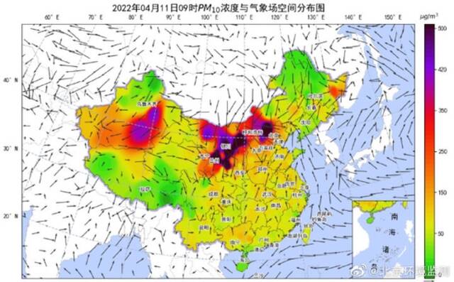 受西北沙尘影响 北京局地将达中重度空气污染