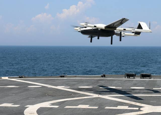 美海军今年将在航母上部署无人机，提升战舰快速维修能力