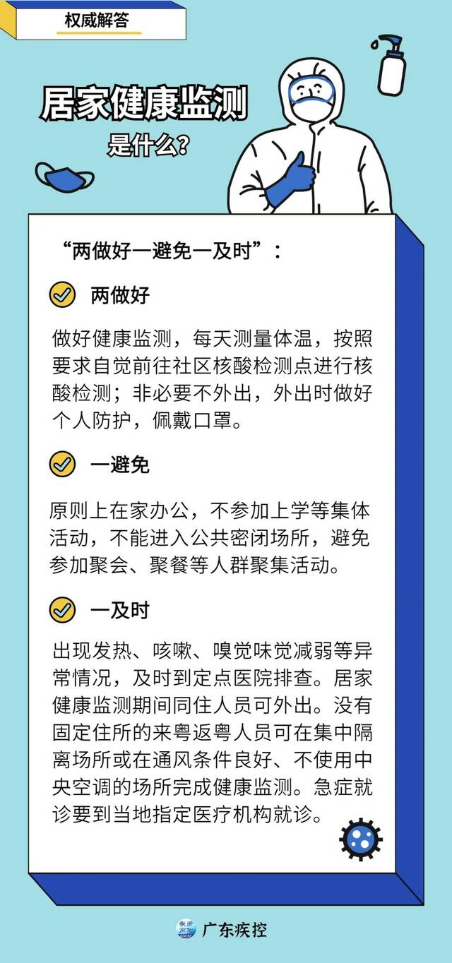 居家隔离、居家健康监测、自我健康监测有何不同？权威解答