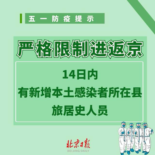 一外省抵京人员确诊，同县来京18人居家隔离！“五一”假期必须注意