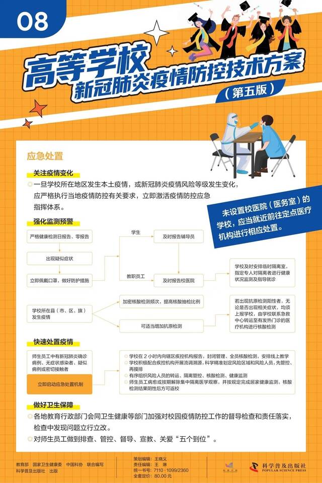 高等学校新冠肺炎疫情防控技术方案（第五版）