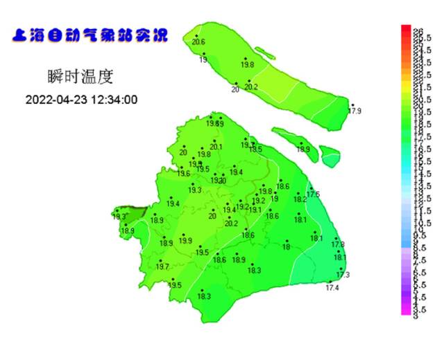 上海明天气温17~26度 洗晒好天气！之后雨雨雨