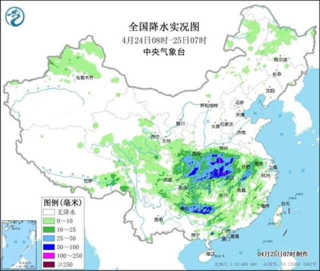 雨带快速东移 上海遇今年来最激烈对流天气！南方5省区仍将有大到暴雨