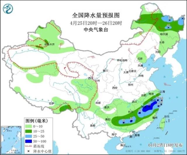 雨带快速东移 上海遇今年来最激烈对流天气！南方5省区仍将有大到暴雨