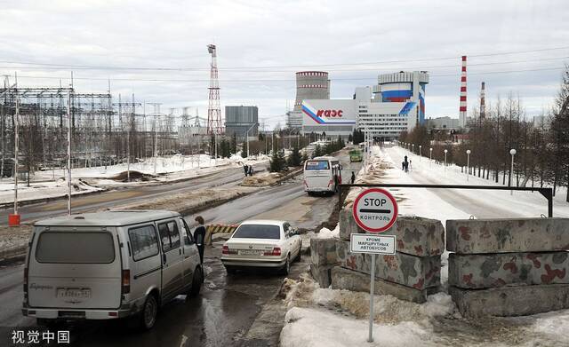 俄罗斯一座核电站电网（资料图）