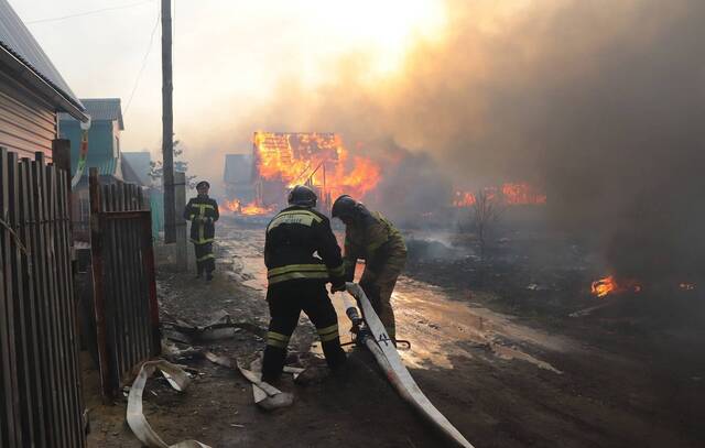 俄库尔干州发生大规模山火 已宣布进入紧急状态