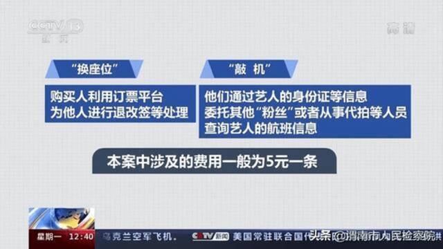 央视揭非法获取艺人行程买卖内幕：查航班5元/条