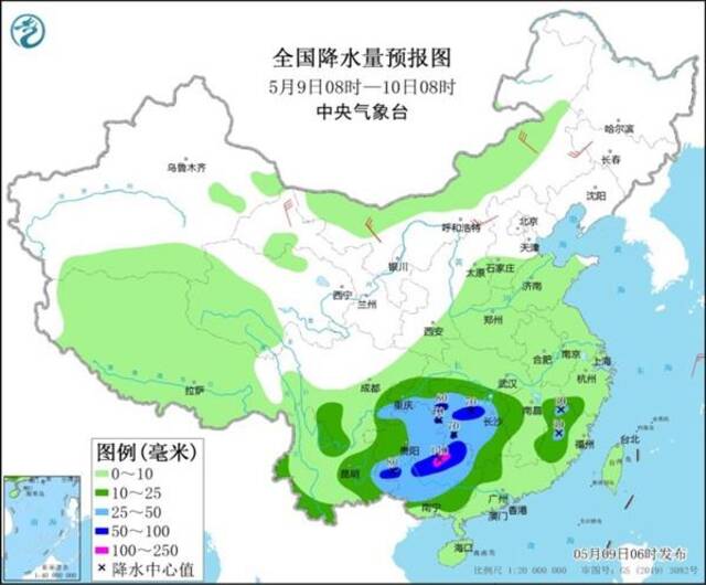 江南华南迎今年来最强降雨 广东广西局地雨量或打破历史极值