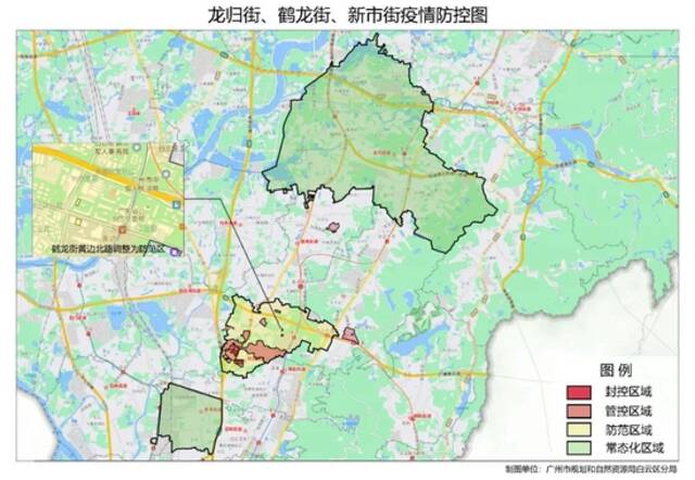 广州市白云区调整管控区域 这些地方调整为常态化管理