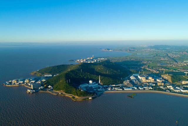 秦山核电全景图