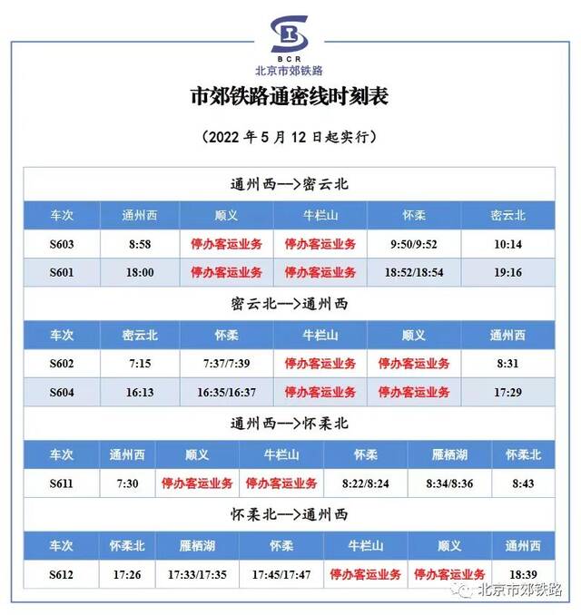 明起北京公交、地铁、出租、市郊铁路运营有这些变化调整