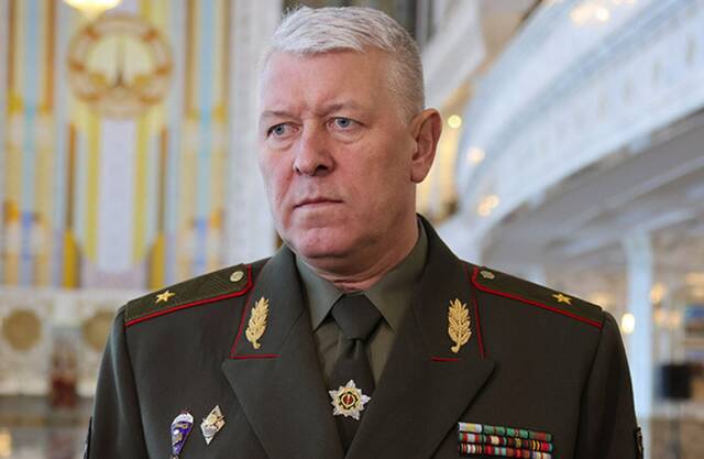 白俄罗斯武装部队总参谋长古列维奇（资料图）