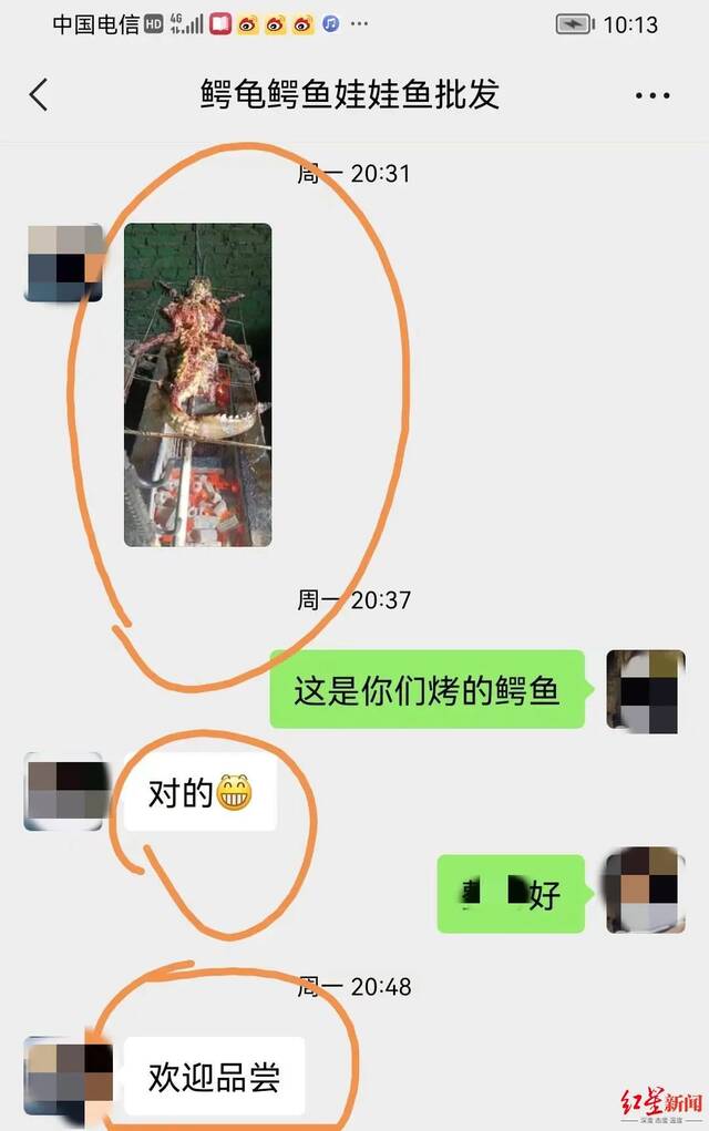 ▲红星新闻记者和康某对话。