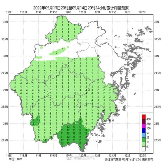 地质灾害气象风险黄色预警，涉及浙江这21个县（市、区）！今天这些地方有暴雨来袭