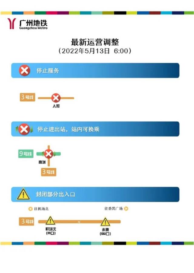 恢复！广州地铁最新通知！白云区部分区域“解封”