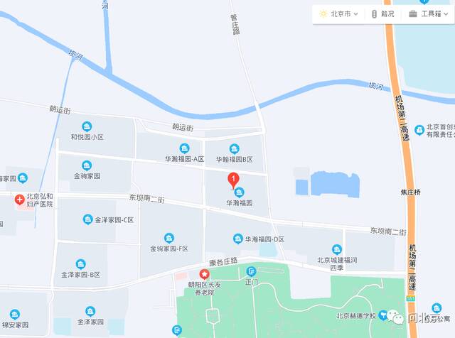 华瀚福园C区/百度地图