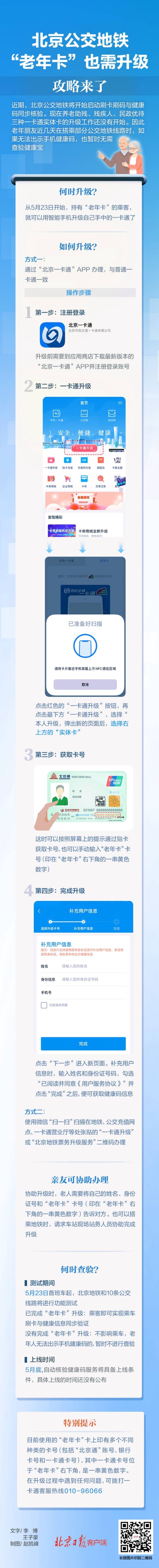 北京公交地铁“老年卡”也需升级，攻略来了，一图读懂