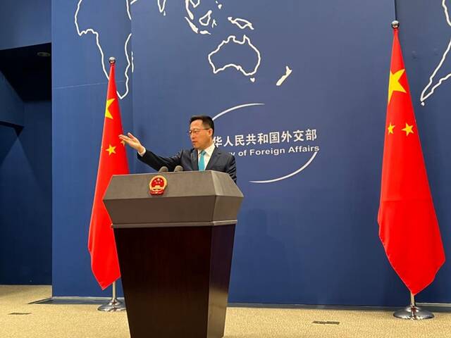 5月19日，外交部发言人赵立坚在例行记者会。