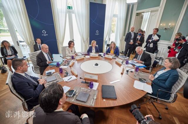 G7外长会议讨论乌克兰问题和全球粮食危机等议题图自澎湃影像