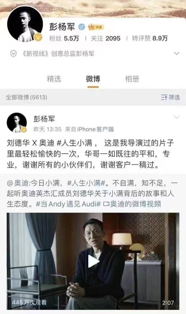 奥迪广告翻车背后：产业链体制不透明，从业者版权意识淡薄