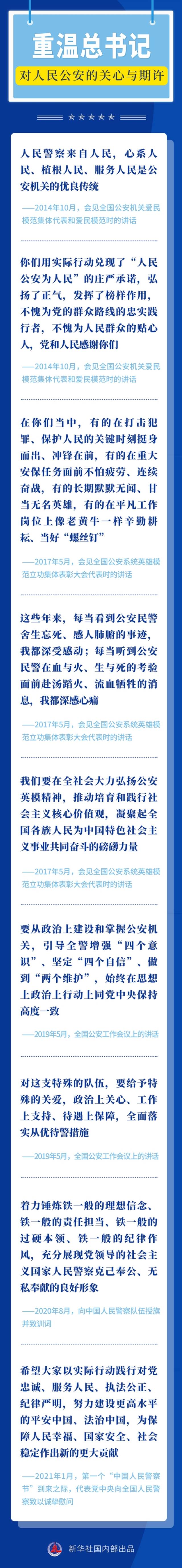 重温总书记对人民公安的关心与期许