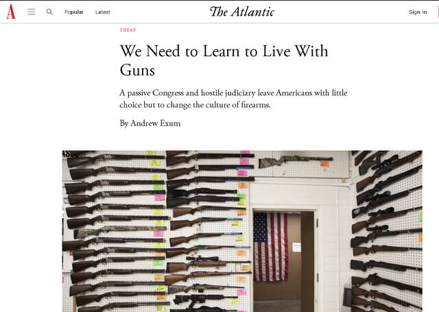 美校园枪击案致至少19名儿童死亡，美杂志却刊文“我们要学会与枪支共存”