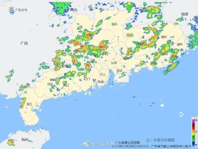 雷雨+闷热“混合双打”，广东开启蒸煮模式，要下“开水”了？！