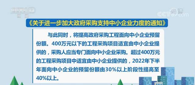 财政部：政府采购面向小微企业价格扣除优惠提高至10%—20%