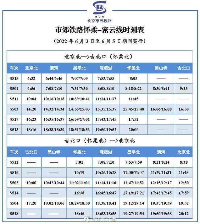 端午假期，怀密线、通密线列车开行方案有调整，时刻表来了