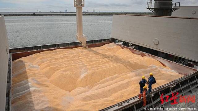 ▲乌克兰出口的小麦和玉米90%以上通过黑海港口运输