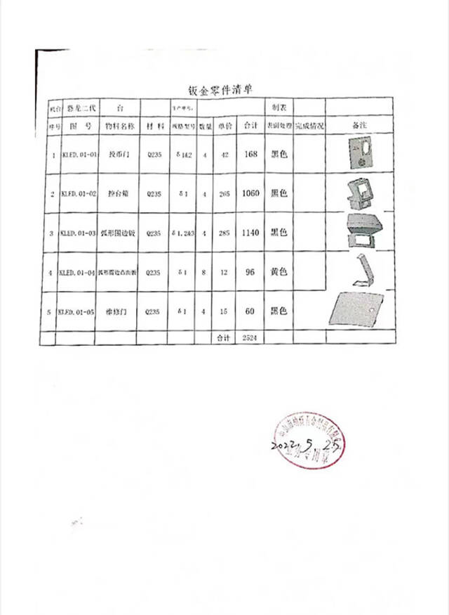 货物（游戏机）控制台订货信息