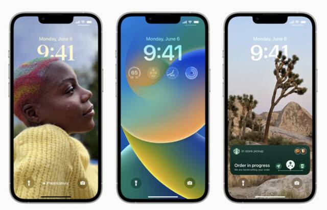 锁屏界面成为iOS16的更新重点｜Apple