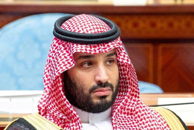 沙特王储穆罕默德·本·萨勒曼图源：路透社