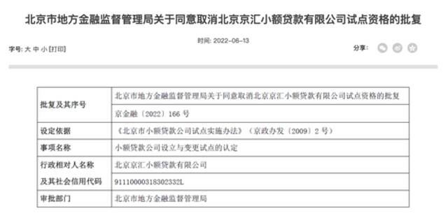 网络小贷整改加速：京东整合牌照，旗下小贷公司仅留一家