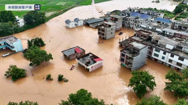 此轮强降雨已致江西54.8万人受灾 江西启动救灾三级应急响应