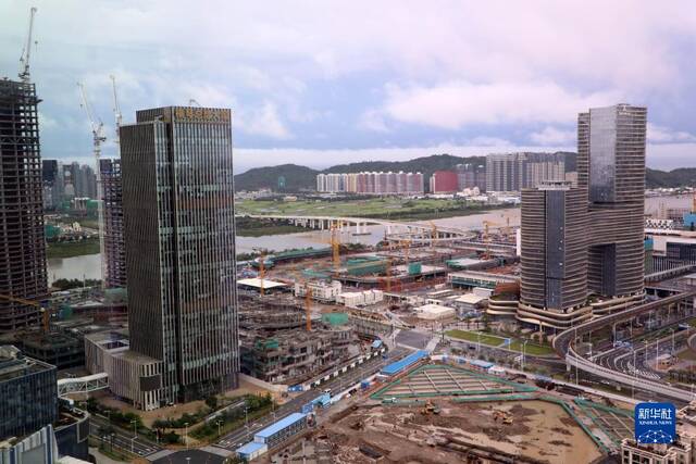 这是建设中的横琴（5月13日摄）。新华社记者黄国保摄