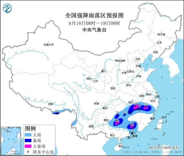 暴雨黄色预警继续！10省区将现大到暴雨 江西广东等地有大暴雨