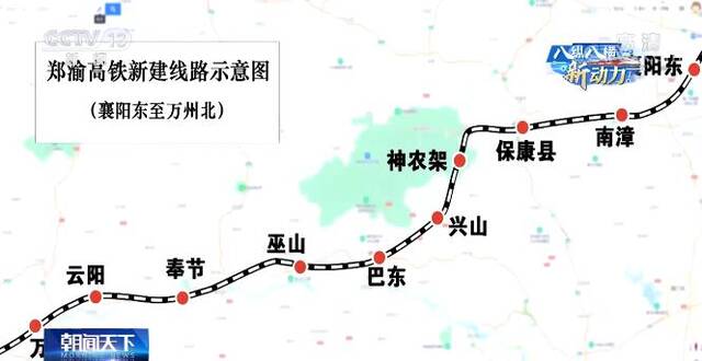 “八纵八横”新动力  郑渝高铁新建线路完成动态验收