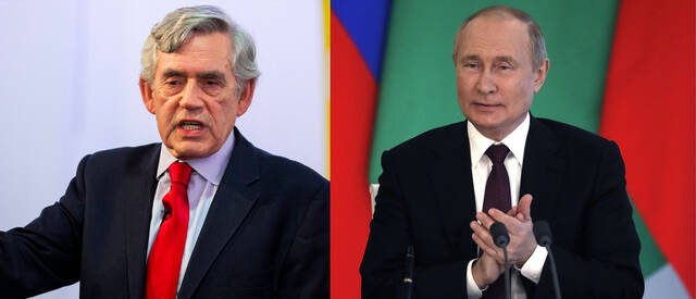 英国前首相抱怨见普京被安排坐得很低，俄罗斯人送2.5米高椅子回击