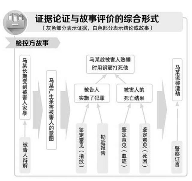 (图2)证据论证与故事评价的综合形式