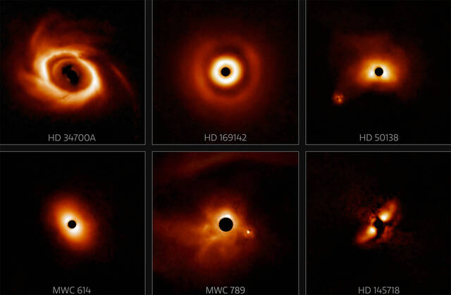 南双子座望远镜行星摄影机探测到年轻恒星周围的原行星盘