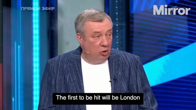 古鲁廖夫在电视节目中发言视频截图