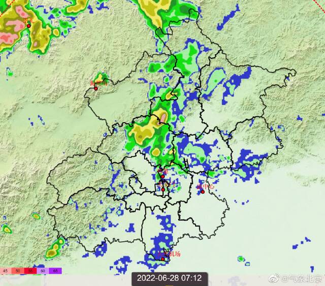 北京：部分地区还有分散性阵雨或雷阵雨，略有凉意