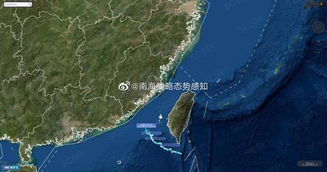 南海战略态势感知：今晨美侦察机在台湾海峡南口和黄海、东海抵近侦察