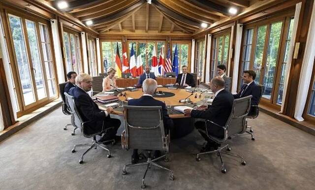 当地时间2022年6月26日，G7峰会在德国巴伐利亚州举行图源：视觉中国
