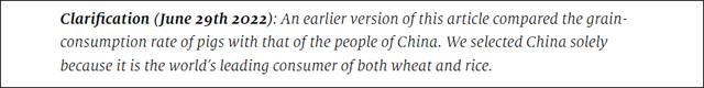 称“猪比中国人吃得多”后《经济学人》删除不当推文：本意绝不是要引起分歧