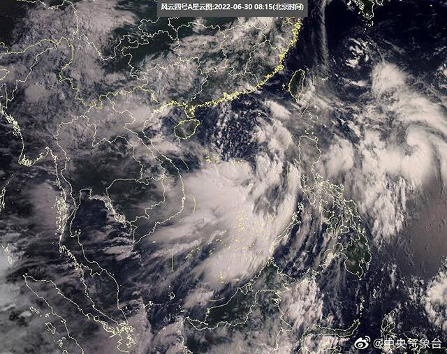 中央气象台：今年第3号台风暹芭生成，将成为第一个登陆我国的台风