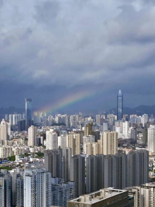 蓝天、白云、彩虹…温州市区上空现“水晶天”奇观！但接下来的天气一言难尽…