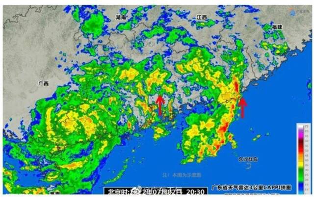 今年广东初台！多图直击“暹芭”登陆，接下来几天的天气……