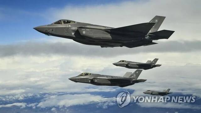 美军F-35A隐形战机。图源：韩联社